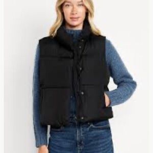 Black Puffer Vest